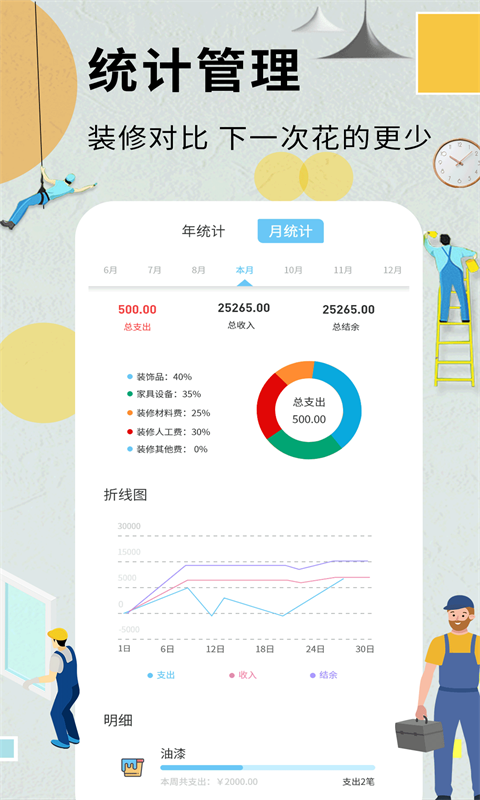 装修记账本 1.6.6 官方版 3
