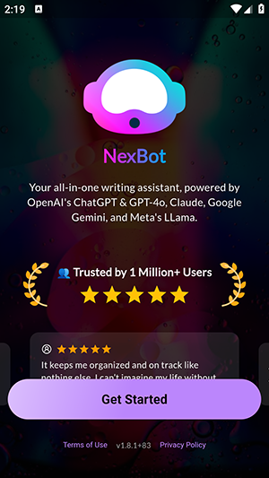 NexBot AIAPP2025最新版下载免费版-NexBot AI写作APP安卓下载中文版v1.8.1