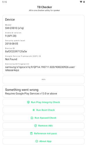 TBChecker 2.7.4.r344.d28eb46 安卓版 1