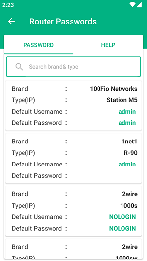 WiFiRouterPasswords 1.0.27 安卓版 2